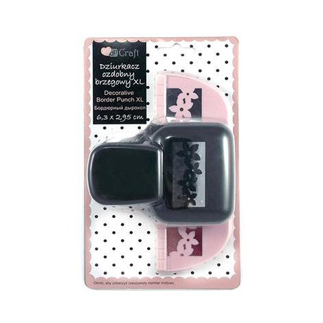 Dziurkacz ozdobny brzegowy dpCraft 6,3cm XL Girlanda Kwiatów
